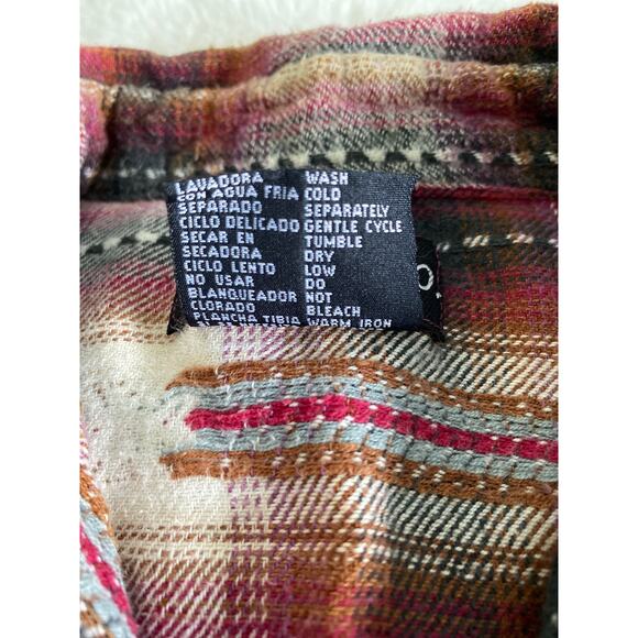 At Last & Co Southwest 100% Cotton Button Up Sz M‎ - Picture 7 of 8